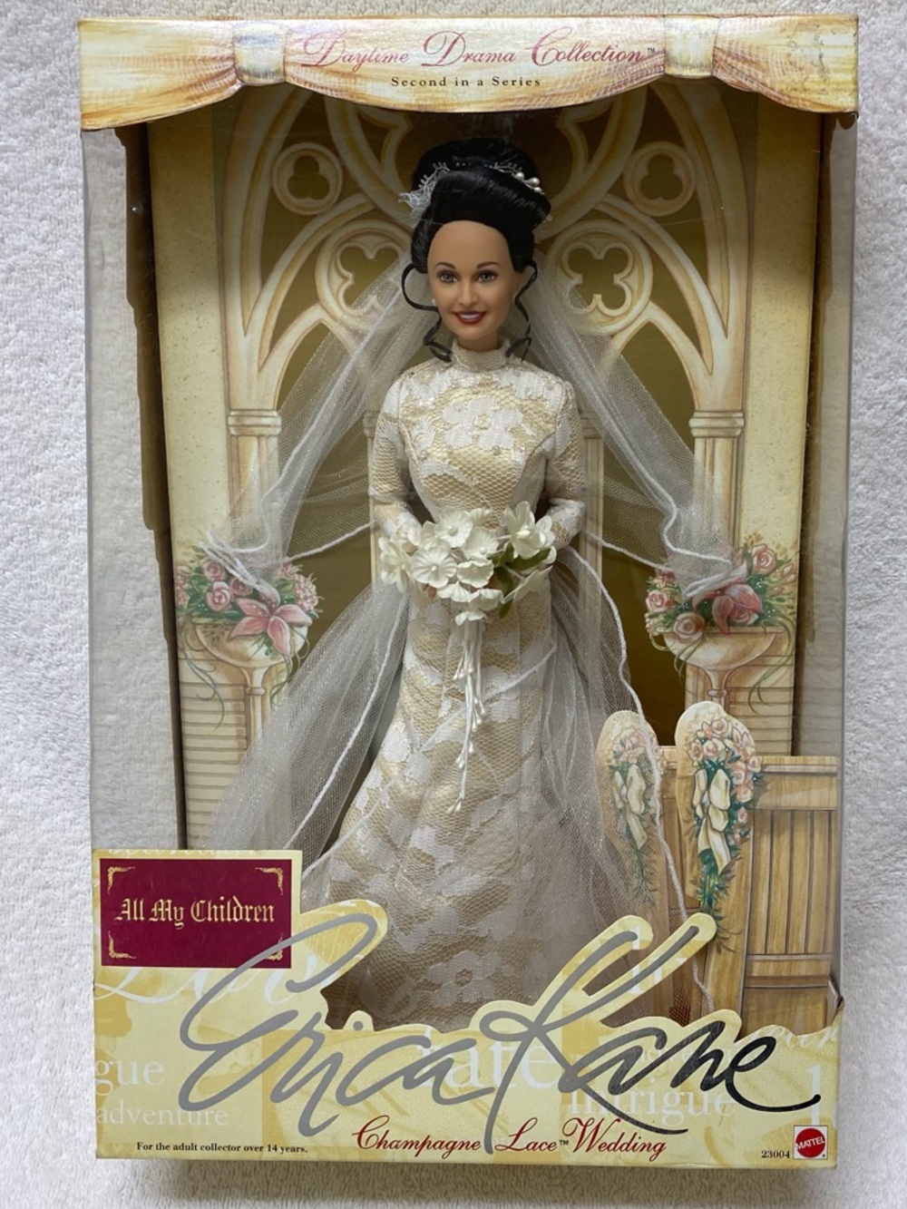 Erica Kane wedding bridal doll Susan Lucci Soap Opera All My Children Mattel